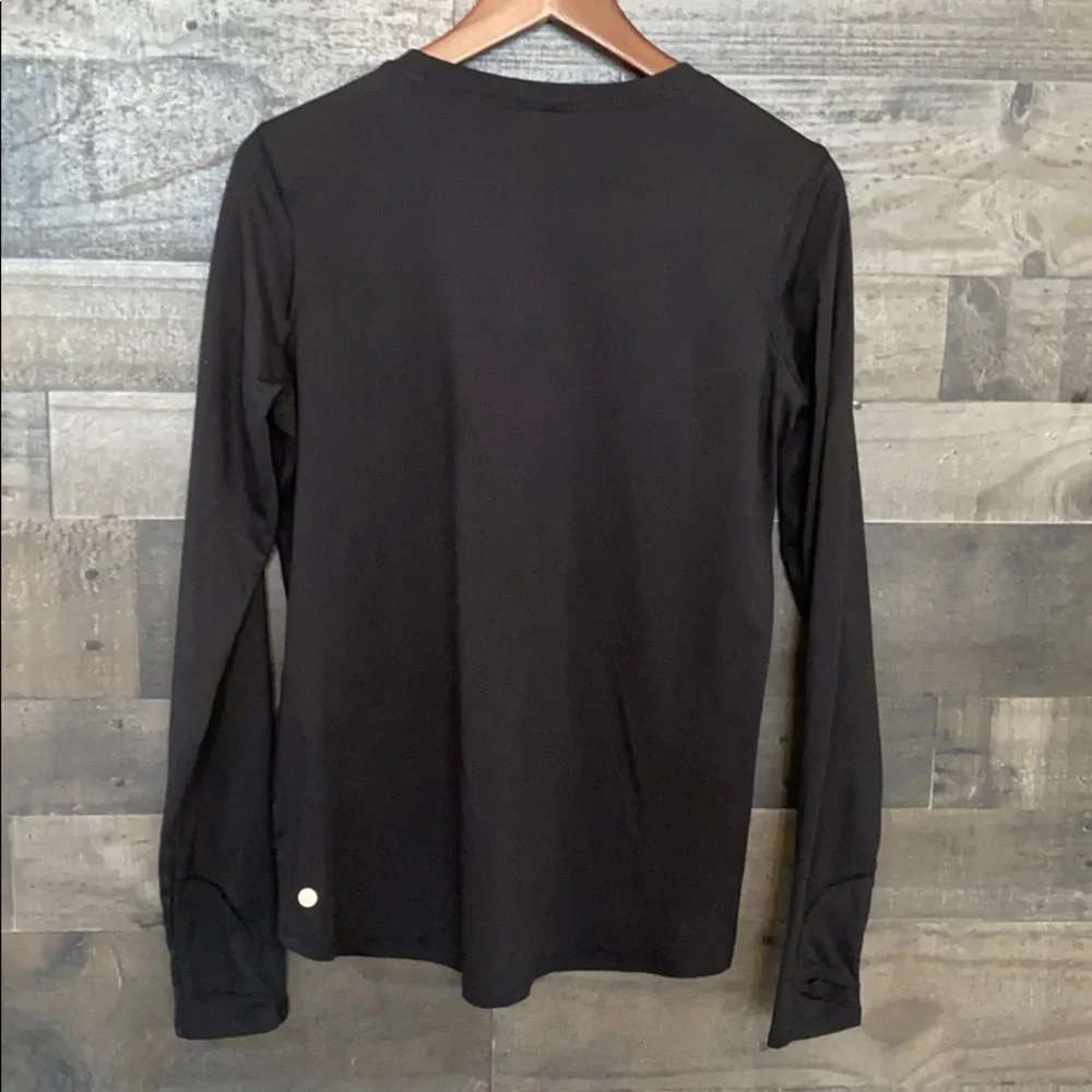 Nice Black Zella Long Sleeve Top - Picture 3 of 4